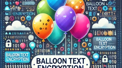 Unique Encryption Technique With Balloon Text Encryption